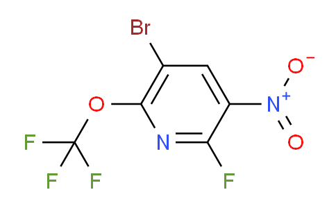 5-Bromo-2-fluoro-3-nitro-6-(trifluoromethoxy)pyridine