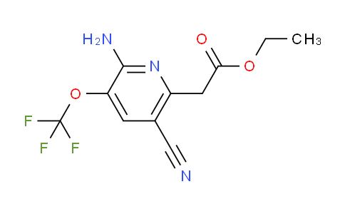 AM18706 | 1803921-82-5 | Ethyl 2-amino-5-cyano-3-(trifluoromethoxy)pyridine-6-acetate