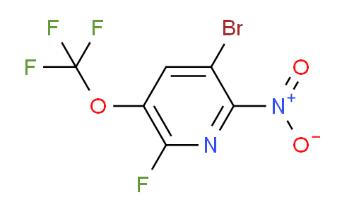3-Bromo-6-fluoro-2-nitro-5-(trifluoromethoxy)pyridine