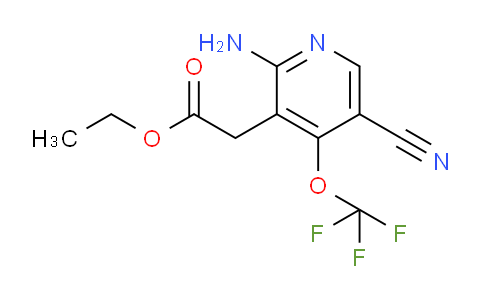 AM18707 | 1804585-62-3 | Ethyl 2-amino-5-cyano-4-(trifluoromethoxy)pyridine-3-acetate