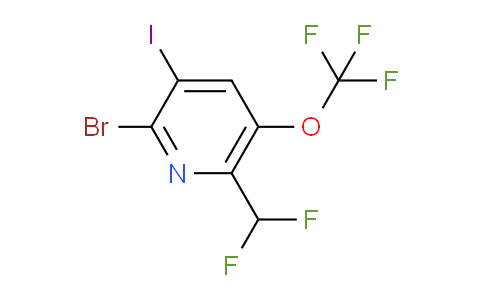 AM187075 | 1806213-38-6 | 2-Bromo-6-(difluoromethyl)-3-iodo-5-(trifluoromethoxy)pyridine