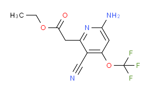AM18708 | 1803476-88-1 | Ethyl 6-amino-3-cyano-4-(trifluoromethoxy)pyridine-2-acetate