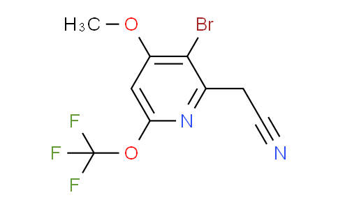 AM187082 | 1804599-54-9 | 3-Bromo-4-methoxy-6-(trifluoromethoxy)pyridine-2-acetonitrile AM187082 | 1804599-54-9 | 3-Bromo-4-methoxy-6-(trifluoromethoxy)pyridine-2-acetonitrile