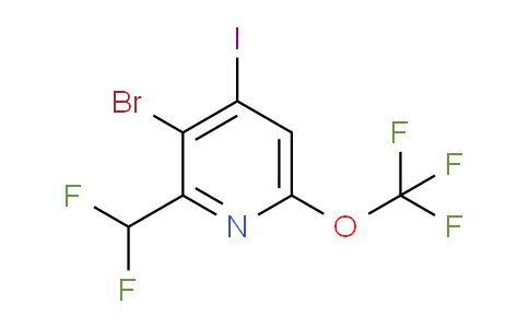 AM187083 | 1803969-19-8 | 3-Bromo-2-(difluoromethyl)-4-iodo-6-(trifluoromethoxy)pyridine AM187083 | 1803969-19-8 | 3-Bromo-2-(difluoromethyl)-4-iodo-6-(trifluoromethoxy)pyridine