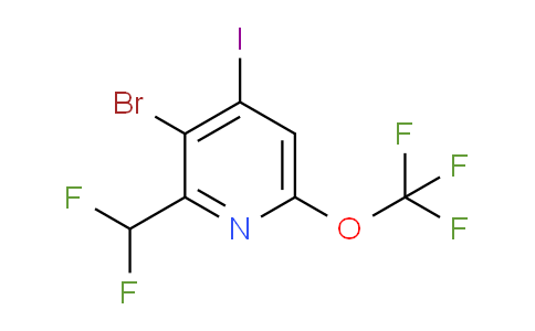 AM187083 | 1803969-19-8 | 3-Bromo-2-(difluoromethyl)-4-iodo-6-(trifluoromethoxy)pyridine