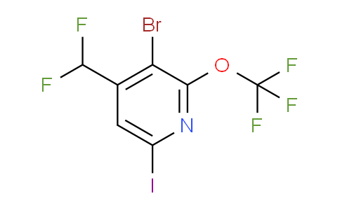 AM187091 | 1806219-12-4 | 3-Bromo-4-(difluoromethyl)-6-iodo-2-(trifluoromethoxy)pyridine