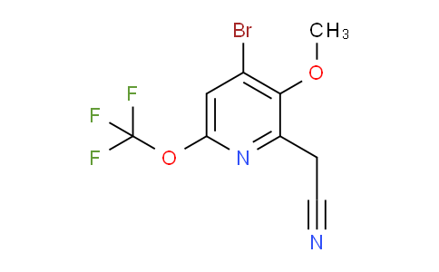 AM187093 | 1804616-33-8 | 4-Bromo-3-methoxy-6-(trifluoromethoxy)pyridine-2-acetonitrile