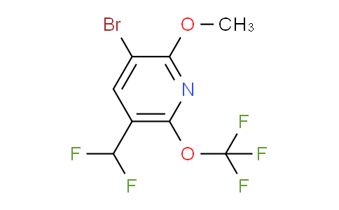 3-Bromo-5-(difluoromethyl)-2-methoxy-6-(trifluoromethoxy)pyridine