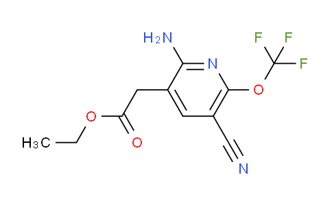 AM18710 | 1806000-52-1 | Ethyl 2-amino-5-cyano-6-(trifluoromethoxy)pyridine-3-acetate