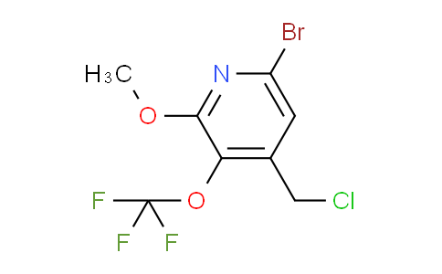 AM187103 | 1806220-67-6 | 6-Bromo-4-(chloromethyl)-2-methoxy-3-(trifluoromethoxy)pyridine AM187103 | 1806220-67-6 | 6-Bromo-4-(chloromethyl)-2-methoxy-3-(trifluoromethoxy)pyridine