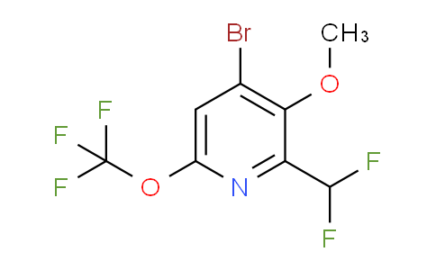 AM187104 | 1806093-86-6 | 4-Bromo-2-(difluoromethyl)-3-methoxy-6-(trifluoromethoxy)pyridine AM187104 | 1806093-86-6 | 4-Bromo-2-(difluoromethyl)-3-methoxy-6-(trifluoromethoxy)pyridine