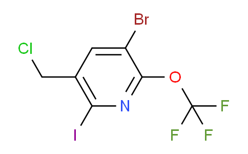 AM187105 | 1806234-11-6 | 3-Bromo-5-(chloromethyl)-6-iodo-2-(trifluoromethoxy)pyridine AM187105 | 1806234-11-6 | 3-Bromo-5-(chloromethyl)-6-iodo-2-(trifluoromethoxy)pyridine