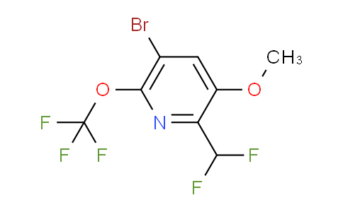 AM187108 | 1804634-10-3 | 5-Bromo-2-(difluoromethyl)-3-methoxy-6-(trifluoromethoxy)pyridine AM187108 | 1804634-10-3 | 5-Bromo-2-(difluoromethyl)-3-methoxy-6-(trifluoromethoxy)pyridine