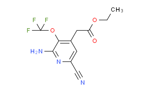 AM18711 | 1804526-04-2 | Ethyl 2-amino-6-cyano-3-(trifluoromethoxy)pyridine-4-acetate