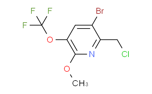 AM187114 | 1804598-36-4 | 3-Bromo-2-(chloromethyl)-6-methoxy-5-(trifluoromethoxy)pyridine