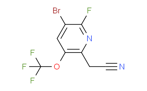 AM187115 | 1803455-84-6 | 3-Bromo-2-fluoro-5-(trifluoromethoxy)pyridine-6-acetonitrile