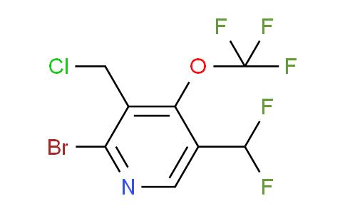 AM187136 | 1804446-49-8 | 2-Bromo-3-(chloromethyl)-5-(difluoromethyl)-4-(trifluoromethoxy)pyridine AM187136 | 1804446-49-8 | 2-Bromo-3-(chloromethyl)-5-(difluoromethyl)-4-(trifluoromethoxy)pyridine