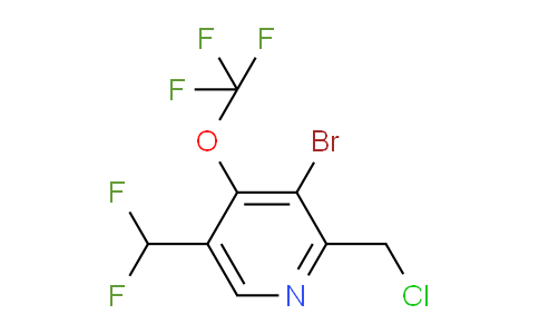 AM187148 | 1804584-59-5 | 3-Bromo-2-(chloromethyl)-5-(difluoromethyl)-4-(trifluoromethoxy)pyridine
