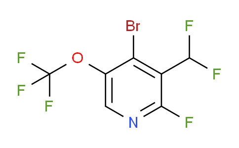 AM187153 | 1803525-75-8 | 4-Bromo-3-(difluoromethyl)-2-fluoro-5-(trifluoromethoxy)pyridine