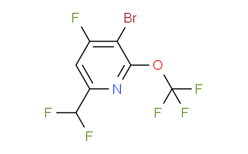 AM187161 | 1806079-16-2 | 3-Bromo-6-(difluoromethyl)-4-fluoro-2-(trifluoromethoxy)pyridine
