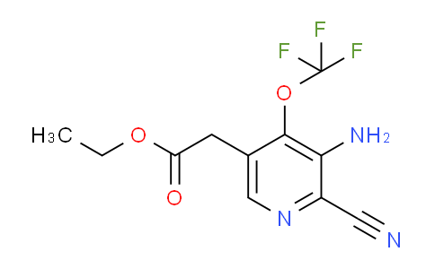 AM18717 | 1804571-02-5 | Ethyl 3-amino-2-cyano-4-(trifluoromethoxy)pyridine-5-acetate