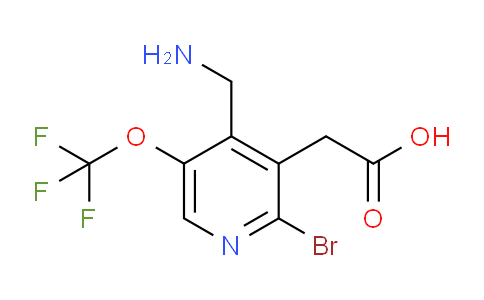 AM187189 | 1806196-58-6 | 4-(Aminomethyl)-2-bromo-5-(trifluoromethoxy)pyridine-3-acetic acid
