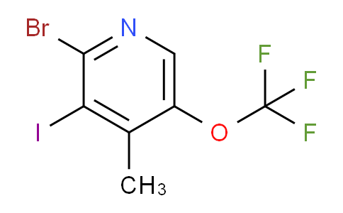 2-Bromo-3-iodo-4-methyl-5-(trifluoromethoxy)pyridine