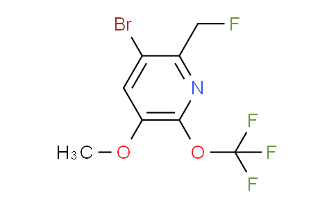 3-Bromo-2-(fluoromethyl)-5-methoxy-6-(trifluoromethoxy)pyridine