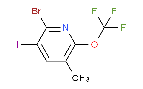2-Bromo-3-iodo-5-methyl-6-(trifluoromethoxy)pyridine