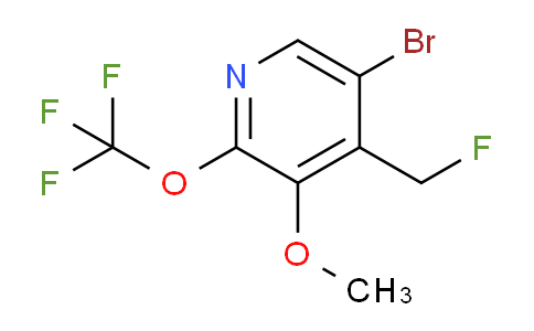 5-Bromo-4-(fluoromethyl)-3-methoxy-2-(trifluoromethoxy)pyridine