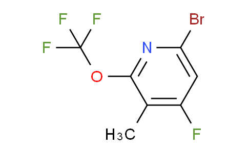6-Bromo-4-fluoro-3-methyl-2-(trifluoromethoxy)pyridine