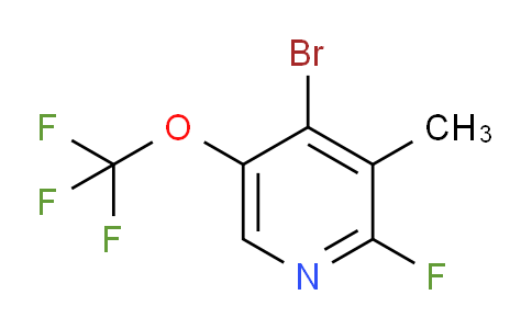AM187215 | 1806110-49-5 | 4-Bromo-2-fluoro-3-methyl-5-(trifluoromethoxy)pyridine