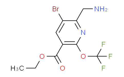 AM187216 | 1806095-61-3 | Ethyl 2-(aminomethyl)-3-bromo-6-(trifluoromethoxy)pyridine-5-carboxylate