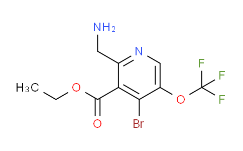 AM187218 | 1803469-76-2 | Ethyl 2-(aminomethyl)-4-bromo-5-(trifluoromethoxy)pyridine-3-carboxylate