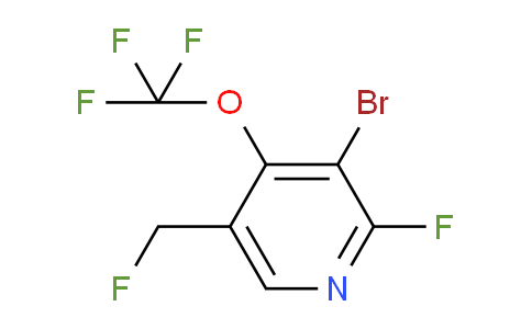 AM187220 | 1804677-63-1 | 3-Bromo-2-fluoro-5-(fluoromethyl)-4-(trifluoromethoxy)pyridine