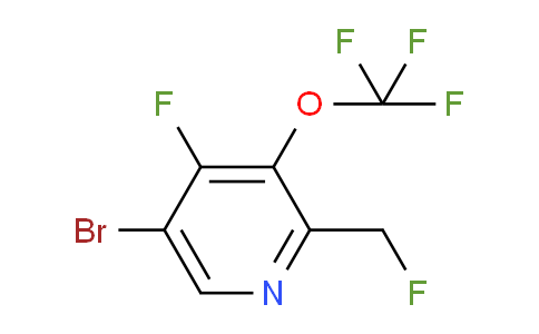 AM187227 | 1803671-22-8 | 5-Bromo-4-fluoro-2-(fluoromethyl)-3-(trifluoromethoxy)pyridine