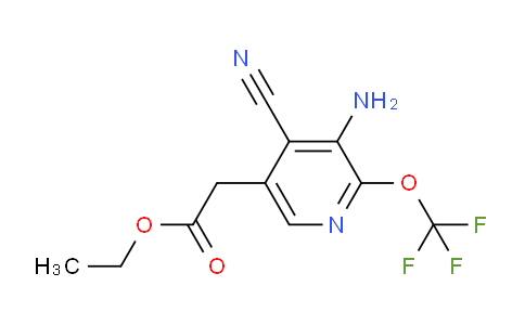 AM18723 | 1806182-95-5 | Ethyl 3-amino-4-cyano-2-(trifluoromethoxy)pyridine-5-acetate