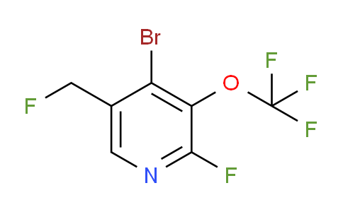 AM187233 | 1806106-86-4 | 4-Bromo-2-fluoro-5-(fluoromethyl)-3-(trifluoromethoxy)pyridine