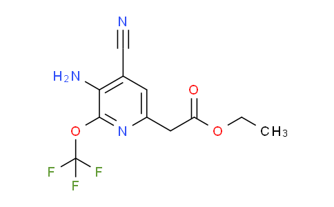 AM18724 | 1803984-10-2 | Ethyl 3-amino-4-cyano-2-(trifluoromethoxy)pyridine-6-acetate