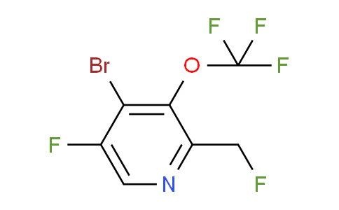 AM187240 | 1803618-97-4 | 4-Bromo-5-fluoro-2-(fluoromethyl)-3-(trifluoromethoxy)pyridine