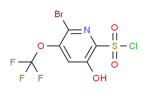 AM187244 | 1806175-17-6 | 2-Bromo-5-hydroxy-3-(trifluoromethoxy)pyridine-6-sulfonyl chloride