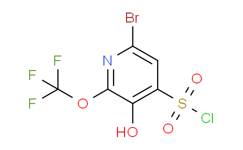 AM187246 | 1806175-22-3 | 6-Bromo-3-hydroxy-2-(trifluoromethoxy)pyridine-4-sulfonyl chloride