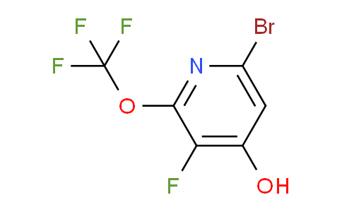 6-Bromo-3-fluoro-4-hydroxy-2-(trifluoromethoxy)pyridine
