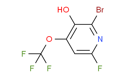 2-Bromo-6-fluoro-3-hydroxy-4-(trifluoromethoxy)pyridine