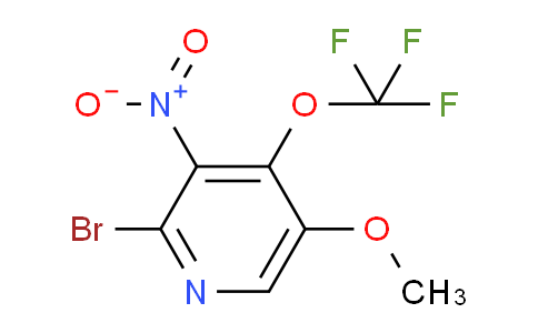 2-Bromo-5-methoxy-3-nitro-4-(trifluoromethoxy)pyridine
