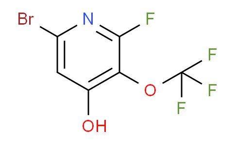 6-Bromo-2-fluoro-4-hydroxy-3-(trifluoromethoxy)pyridine