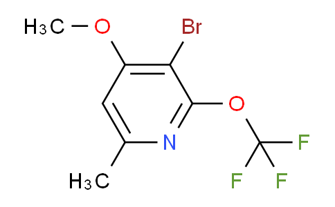 AM187296 | 1803682-41-8 | 3-Bromo-4-methoxy-6-methyl-2-(trifluoromethoxy)pyridine
