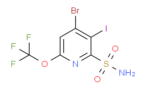 AM187308 | 1806176-50-0 | 4-Bromo-3-iodo-6-(trifluoromethoxy)pyridine-2-sulfonamide