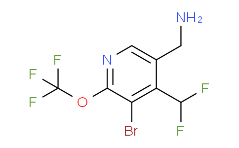 AM187329 | 1803949-42-9 | 5-(Aminomethyl)-3-bromo-4-(difluoromethyl)-2-(trifluoromethoxy)pyridine