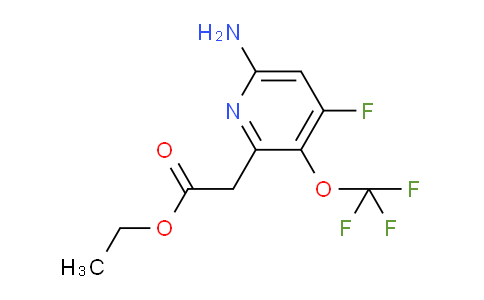 AM18734 | 1804606-47-0 | Ethyl 6-amino-4-fluoro-3-(trifluoromethoxy)pyridine-2-acetate